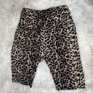 Cheetah Print Biker Shorts